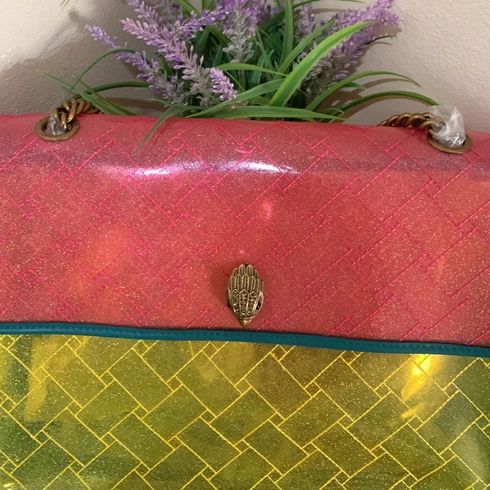 Kurt Geiger London XXL Kensington Vinyl Convertible Shoulder Bag - Picture 8 of 17